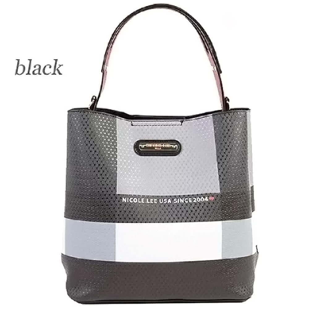 〜STYLISH CHECK〜ハンドバッグ（BK）