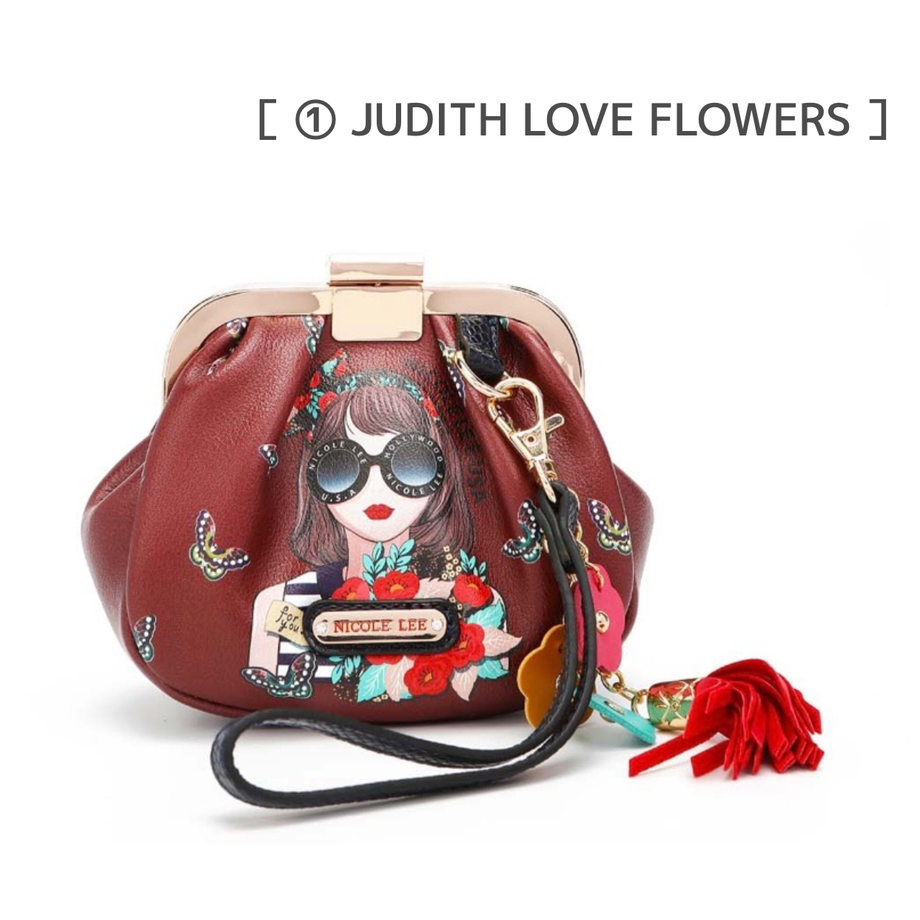 タッセル付がま口ポーチ【JLF】